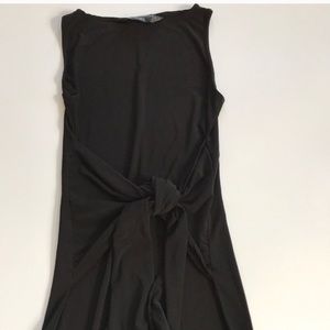 Norma Kamali Tie Front Dress